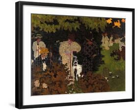 Twilight the Game of Croquet-Pierre Bonnard-Framed Giclee Print