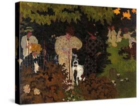 Twilight the Game of Croquet-Pierre Bonnard-Stretched Canvas