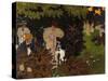 Twilight the Game of Croquet-Pierre Bonnard-Stretched Canvas