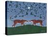 Twilight Tigers-Susan Henke Fine Art-Stretched Canvas