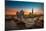 Twilight, Tower Bridge and the Shard at Sunset-Katherine Young-Mounted Photographic Print