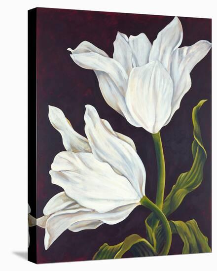 Twilight Tulip-Leigh Banks-Stretched Canvas