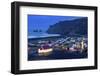 Twilight View across the Small Town of Vik, South Iceland, Iceland, Polar Regions-Chris Hepburn-Framed Photographic Print