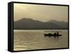 Twilight View of a Small Boat on West Lake, China-Ryan Ross-Framed Stretched Canvas