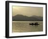 Twilight View of a Small Boat on West Lake, China-Ryan Ross-Framed Photographic Print