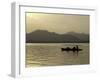 Twilight View of a Small Boat on West Lake, China-Ryan Ross-Framed Photographic Print