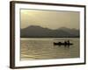 Twilight View of a Small Boat on West Lake, China-Ryan Ross-Framed Photographic Print