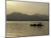 Twilight View of a Small Boat on West Lake, China-Ryan Ross-Mounted Photographic Print