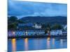 Twilight view of Portree, Isle of Skye, Inner Hebrides, Scotland, United Kingdom, Europe-Karol Kozlowski-Mounted Photographic Print