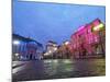 Twilight view of the Casa Rosada and Banco de la Nacion, City of Buenos Aires, Buenos Aires Provinc-Karol Kozlowski-Mounted Photographic Print