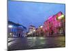 Twilight view of the Casa Rosada and Banco de la Nacion, City of Buenos Aires, Buenos Aires Provinc-Karol Kozlowski-Mounted Photographic Print