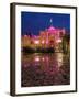 Twilight view of the Casa Rosada on Plaza de Mayo, Monserrat, City of Buenos Aires, Buenos Aires Pr-Karol Kozlowski-Framed Photographic Print