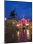 Twilight view of the Casa Rosada on Plaza de Mayo, Monserrat, City of Buenos Aires, Buenos Aires Pr-Karol Kozlowski-Mounted Photographic Print