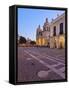 Twilight view of the Cathedral of Cordoba, Cordoba, Argentina, South America-Karol Kozlowski-Framed Stretched Canvas