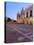 Twilight view of the Cathedral of Cordoba, Cordoba, Argentina, South America-Karol Kozlowski-Stretched Canvas