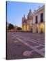 Twilight view of the Cathedral of Cordoba, Cordoba, Argentina, South America-Karol Kozlowski-Stretched Canvas
