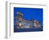 Twilight View of the Front Facade of the Reichstag Building in Tiergarten, Berlin, Germany-Cahir Davitt-Framed Photographic Print