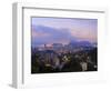 Twilight view over Laranjeiras towards Sugarloaf Mountain, Pereira da Silva, Rio de Janeiro, Brazil-Karol Kozlowski-Framed Photographic Print