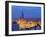 Twilight view towards the Antel Tower, Montevideo, Uruguay, South America-Karol Kozlowski-Framed Photographic Print