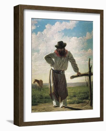 Twilight-Juan Manuel Blanes-Framed Art Print