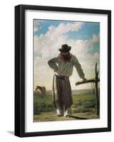 Twilight-Juan Manuel Blanes-Framed Art Print