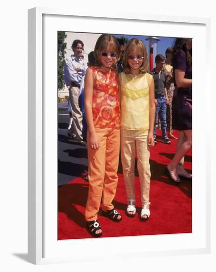 Twin Actresses Mary Kate and Ashley Olsen at the Film Premiere of "Honey I Shrunk the Kids"-Mirek Towski-Framed Premium Photographic Print