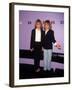 Twin Actresses Mary Kate and Ashley Olsen at the John Barrett Salon-Marion Curtis-Framed Premium Photographic Print