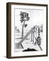 Twin Archimedean Screws Used to Raise Water, Engraving, 1719-Gaspard Grollier de Serviere-Framed Giclee Print