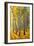 Twin Autumn Trees-Valery Rybakow-Framed Art Print