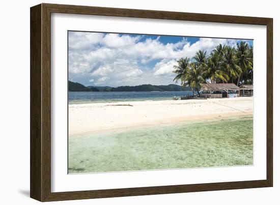 Twin Beach, a Tropical, White Sandy Beach Near Padang in West Sumatra, Indonesia, Southeast Asia-Matthew Williams-Ellis-Framed Photographic Print