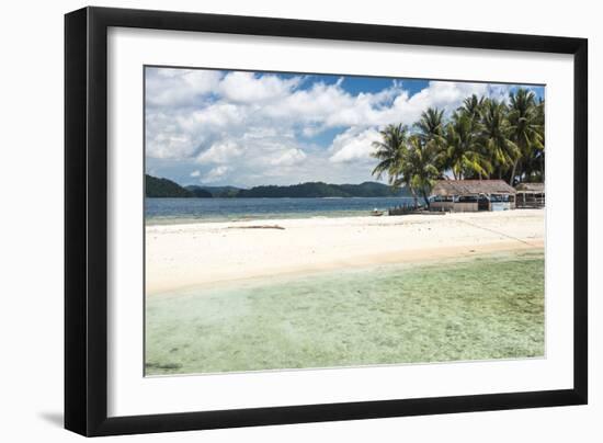 Twin Beach, a Tropical, White Sandy Beach Near Padang in West Sumatra, Indonesia, Southeast Asia-Matthew Williams-Ellis-Framed Photographic Print