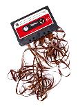 Old Broken Music Cassette-Twin design-Photographic Print