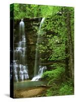 Twin Falls, Buffalo National River, Arkansas, USA-Charles Gurche-Stretched Canvas