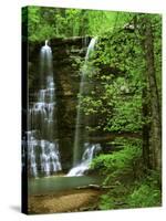 Twin Falls, Buffalo National River, Arkansas, USA-Charles Gurche-Stretched Canvas