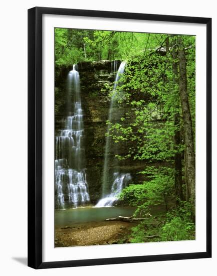 Twin Falls, Buffalo National River, Arkansas, USA-Charles Gurche-Framed Premium Photographic Print