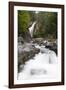 Twin Falls, Lower Fall on the Snoqualmie River, Olallie State Park, Washington, USA-Jamie & Judy Wild-Framed Photographic Print