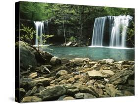 Twin Falls, Ozark-St Francis National Forest, Arkansas, USA-Charles Gurche-Stretched Canvas