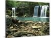 Twin Falls, Ozark-St Francis National Forest, Arkansas, USA-Charles Gurche-Stretched Canvas