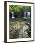 Twin Falls, Richland Creek, Ozark National Forest Arkansas, USA-Charles Gurche-Framed Photographic Print