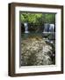 Twin Falls, Richland Creek, Ozark National Forest Arkansas, USA-Charles Gurche-Framed Photographic Print