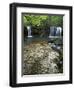 Twin Falls, Richland Creek, Ozark National Forest Arkansas, USA-Charles Gurche-Framed Photographic Print