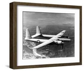 twin-fuselage XF-11 monoplane-null-Framed Art Print