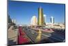 Twin Golden Conical Business Centres, Astana, Kazakhstan, Central Asia-Gavin Hellier-Mounted Photographic Print