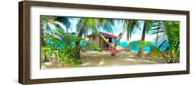 Twin Hammocks-Steve Vaughn-Framed Photographic Print