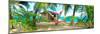 Twin Hammocks-Steve Vaughn-Mounted Photographic Print