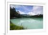 Twin Lakes Telaga Warna and Telaga Pengilon, Dieng Plateau, Java, Indonesia, Southeast Asia, Asia-Michael Runkel-Framed Photographic Print