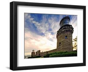 Twin Lights, Navesink Highland Lighthouse, NJ-George Oze-Framed Photographic Print
