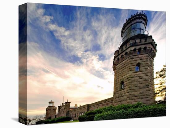 Twin Lights, Navesink Highland Lighthouse, NJ-George Oze-Stretched Canvas