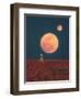 Twin Moons-Hugo Gonçalves-Framed Premium Giclee Print