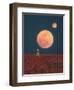 Twin Moons-Hugo Gonçalves-Framed Giclee Print